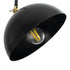 GLOBOSTAR® SNAKE 204-0128 Μοντέρνο Επιδαπέδιο Φωτιστικό με Ντουί 1 x E27 AC 220-240V IP20 - Μαύρο - Μ52 x Π25 x Υ154cm