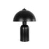 GLOBOSTAR® GASCO 204-0146 Μοντέρνο Επιτραπέζιο Φωτιστικό Πορτατίφ με Ντουί 1 x E27 AC 220-240V IP20 - Μαύρο - Μ26 x Π26 x Υ35cm