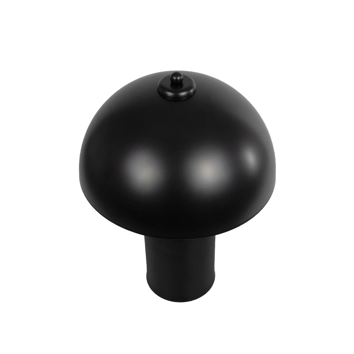 GLOBOSTAR® GASCO 204-0146 Μοντέρνο Επιτραπέζιο Φωτιστικό Πορτατίφ με Ντουί 1 x E27 AC 220-240V IP20 - Μαύρο - Μ26 x Π26 x Υ35cm