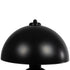 GLOBOSTAR® GASCO 204-0146 Μοντέρνο Επιτραπέζιο Φωτιστικό Πορτατίφ με Ντουί 1 x E27 AC 220-240V IP20 - Μαύρο - Μ26 x Π26 x Υ35cm