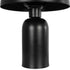 GLOBOSTAR® GASCO 204-0146 Μοντέρνο Επιτραπέζιο Φωτιστικό Πορτατίφ με Ντουί 1 x E27 AC 220-240V IP20 - Μαύρο - Μ26 x Π26 x Υ35cm