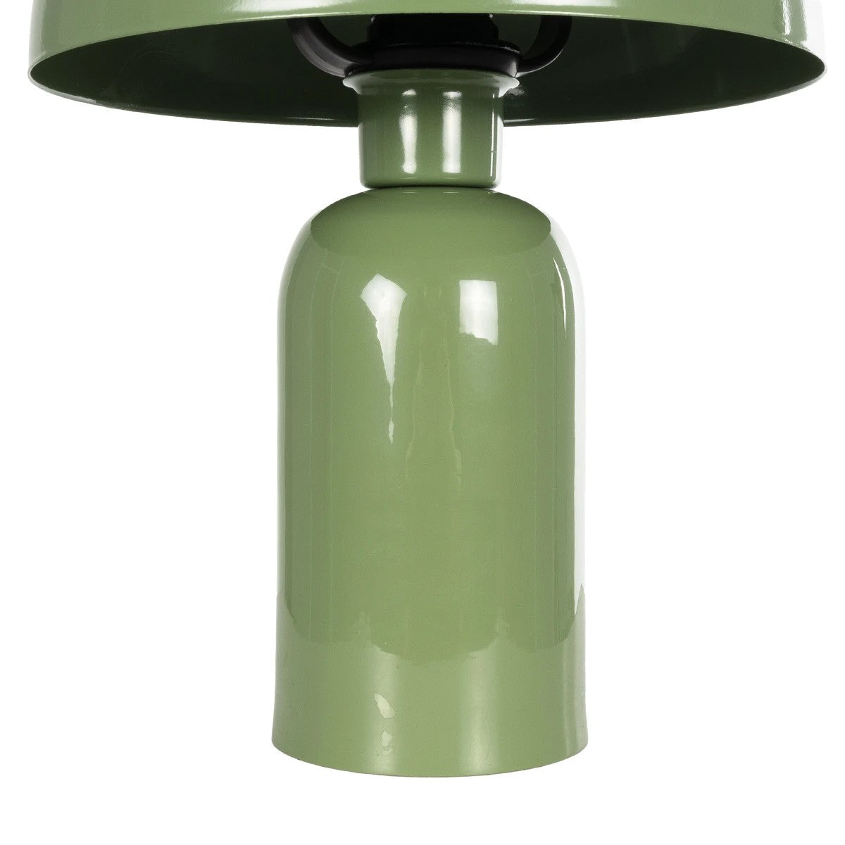 GLOBOSTAR® GASCO 204-0147 Μοντέρνο Επιτραπέζιο Φωτιστικό Πορτατίφ με Ντουί 1 x E27 AC 220-240V IP20 - Πράσινο - Μ26 x Π26 x Υ35cm