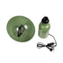 GLOBOSTAR® GASCO 204-0147 Μοντέρνο Επιτραπέζιο Φωτιστικό Πορτατίφ με Ντουί 1 x E27 AC 220-240V IP20 - Πράσινο - Μ26 x Π26 x Υ35cm