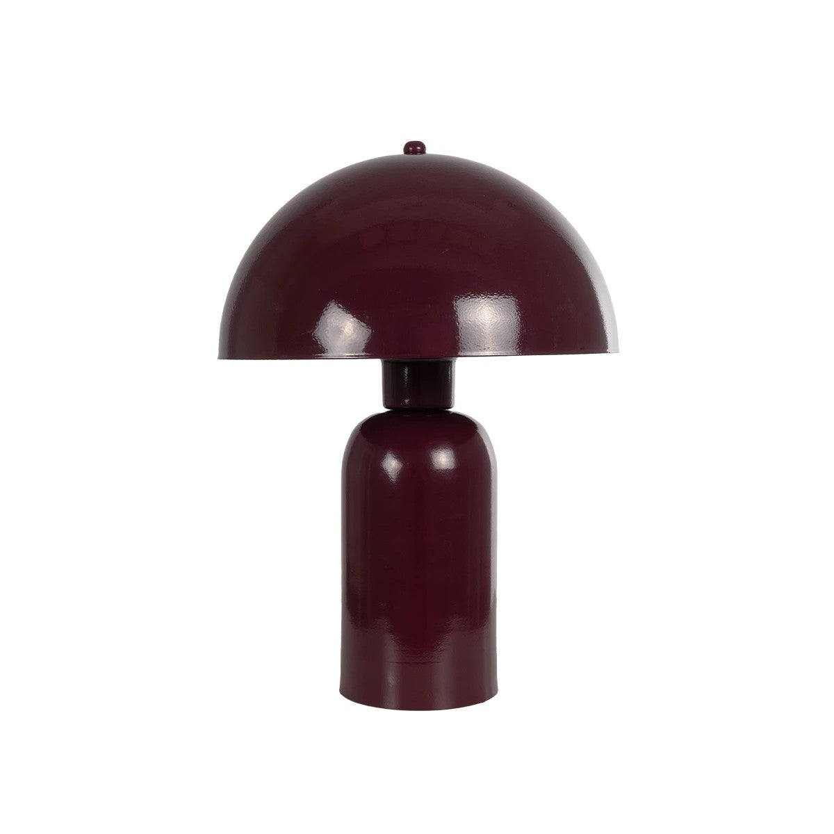 GLOBOSTAR® GASCO 204-0148 Μοντέρνο Επιτραπέζιο Φωτιστικό Πορτατίφ με Ντουί 1 x E27 AC 220-240V IP20 - Κόκκινο - Μ26 x Π26 x Υ35cm