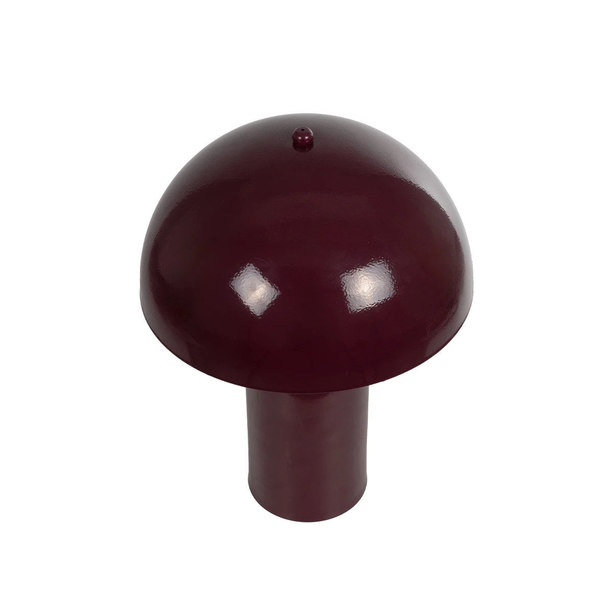 GLOBOSTAR® GASCO 204-0148 Μοντέρνο Επιτραπέζιο Φωτιστικό Πορτατίφ με Ντουί 1 x E27 AC 220-240V IP20 - Κόκκινο - Μ26 x Π26 x Υ35cm