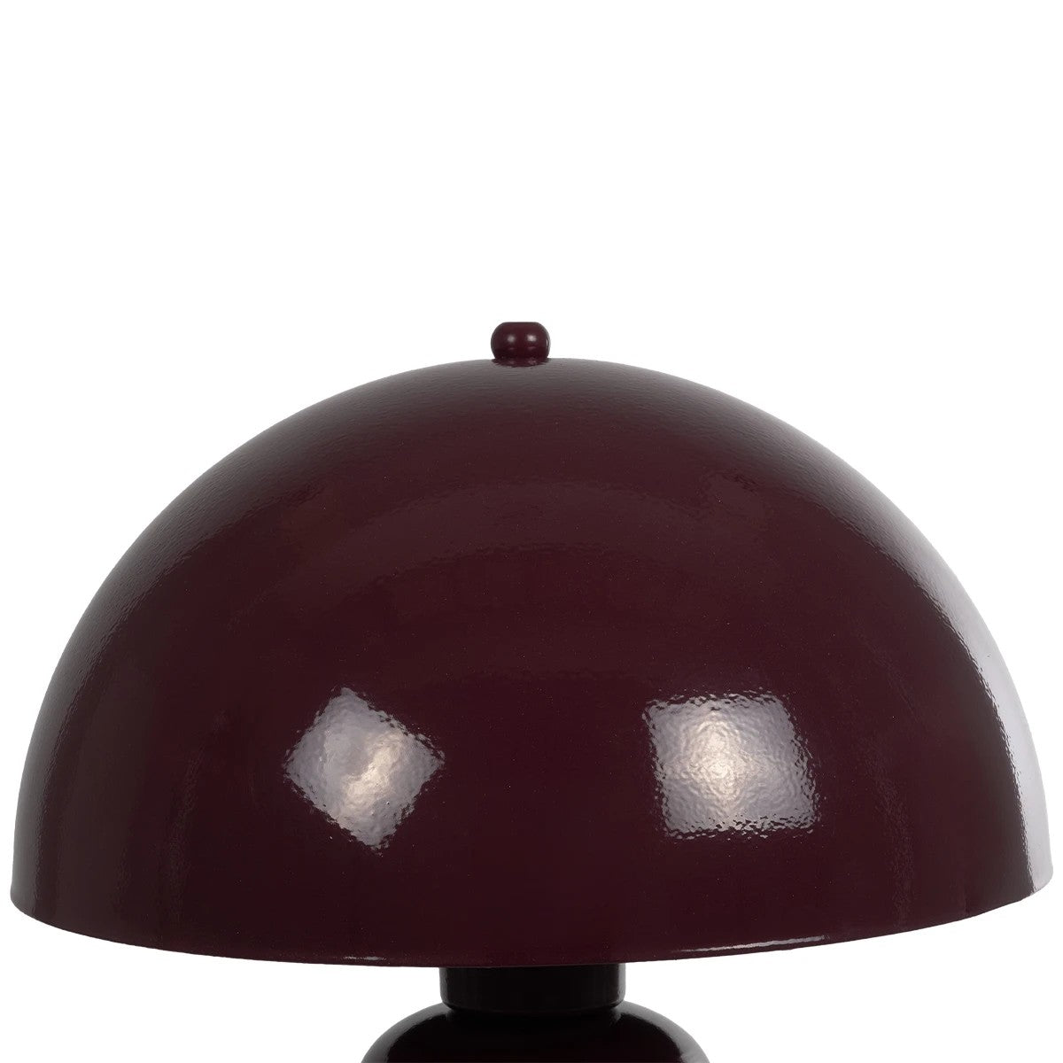 GLOBOSTAR® GASCO 204-0148 Μοντέρνο Επιτραπέζιο Φωτιστικό Πορτατίφ με Ντουί 1 x E27 AC 220-240V IP20 - Κόκκινο - Μ26 x Π26 x Υ35cm