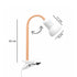 GloboStar® TAVOLO 204-0151 Παιδικό Eπιτραπέζιο Φωτιστικό Μονόφωτο 1 x E27 IP20 Πορτοκαλί & Λευκό Πλαστικό - Μ11 x Π9 x Υ35cm - ledmania.gr