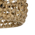 GLOBOSTAR® SAND 204-0159 Boho Κρεμαστό Φωτιστικό Οροφής με Ντουί 1 x E27 AC 220-240V IP20 - Καφέ - Μ30 x Π30 x Υ18cm