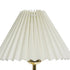 GLOBOSTAR® LIVL 204-0169 Μοντέρνο Επιτραπέζιο Φωτιστικό Πορτατίφ με Ντουί 1 x E27 AC 220-240V IP20 - Χρυσό & Μπεζ - Μ22 x Π22 x Υ34cm