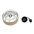 GLOBOSTAR® SOHO 204-0172 Μοντέρνο Κρεμαστό Φωτιστικό Οροφής με Ντουί 1 x E27 AC 220-240V IP20 - Καφέ & Μπεζ - Μ30 x Π30 x Υ20cm