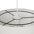 GLOBOSTAR® BASIL 204-0173 Μοντέρνο Κρεμαστό Φωτιστικό Οροφής με Ντουί 1 x E27 AC 220-240V IP20 - Μπεζ & Χρυσό - Μ30 x Π30 x Υ20cm