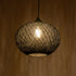 GLOBOSTAR® SOLEI 205-0005 Boho Κρεμαστό Φωτιστικό Οροφής με Ντουί 1 x E27 AC 220-240V IP20 - Μαύρο - M30 x Π30 x Υ35cm - ledmania.gr