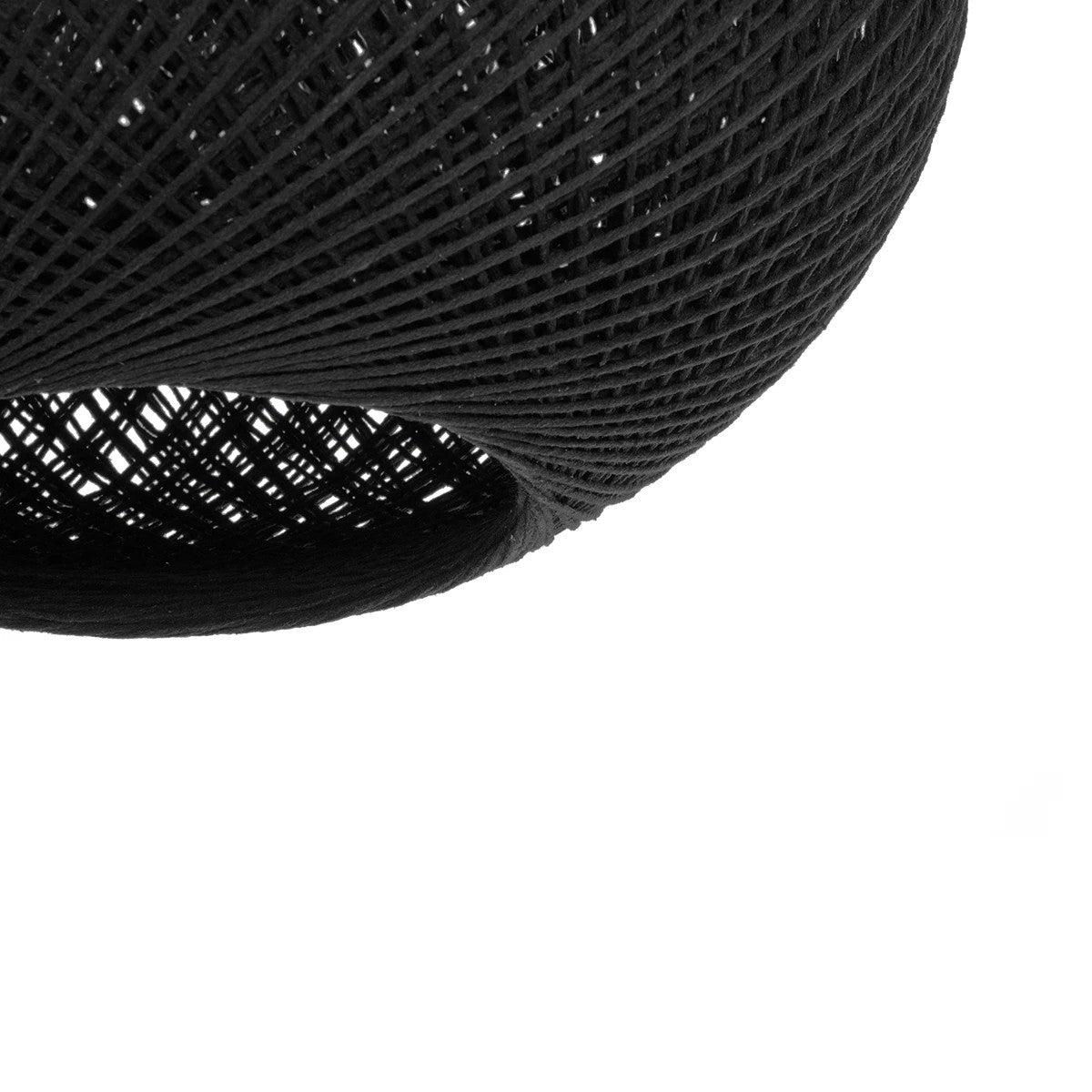 GLOBOSTAR® SOLEI 205-0005 Boho Κρεμαστό Φωτιστικό Οροφής με Ντουί 1 x E27 AC 220-240V IP20 - Μαύρο - M30 x Π30 x Υ35cm - ledmania.gr