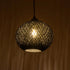 GLOBOSTAR® SOLEI 205-0006 Boho Κρεμαστό Φωτιστικό Οροφής με Ντουί 1 x E27 AC 220-240V IP20 - Μαύρο - M20 x Π20 x Υ25cm - ledmania.gr