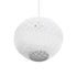 GLOBOSTAR® SOLEI 205-0007 Boho Κρεμαστό Φωτιστικό Οροφής με Ντουί 1 x E27 AC 220-240V IP20 - Λευκό - M40 x Π40 x Υ45cm - ledmania.gr