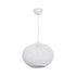 GLOBOSTAR® SOLEI 205-0008 Boho Κρεμαστό Φωτιστικό Οροφής με Ντουί 1 x E27 AC 220-240V IP20 - Λευκό - M30 x Π30 x Υ35cm - ledmania.gr