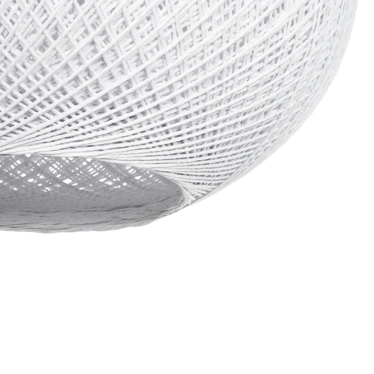 GLOBOSTAR® SOLEI 205-0008 Boho Κρεμαστό Φωτιστικό Οροφής με Ντουί 1 x E27 AC 220-240V IP20 - Λευκό - M30 x Π30 x Υ35cm - ledmania.gr