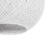 GLOBOSTAR® SOLEI 205-0009 Boho Κρεμαστό Φωτιστικό Οροφής με Ντουί 1 x E27 AC 220-240V IP20 - Λευκό - M20 x Π20 x Υ25cm - ledmania.gr
