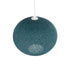GLOBOSTAR® SOLEI 205-0010 Boho Κρεμαστό Φωτιστικό Οροφής με Ντουί 1 x E27 AC 220-240V IP20 - Τιρκουάζ - M40 x Π40 x Υ45cm - ledmania.gr