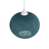 GLOBOSTAR® SOLEI 205-0011 Boho Κρεμαστό Φωτιστικό Οροφής με Ντουί 1 x E27 AC 220-240V IP20 - Τιρκουάζ - M30 x Π30 x Υ35cm - ledmania.gr