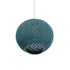 GLOBOSTAR® SOLEI 205-0012 Boho Κρεμαστό Φωτιστικό Οροφής με Ντουί 1 x E27 AC 220-240V IP20 - Τιρκουάζ - M20 x Π20 x Υ25cm - ledmania.gr