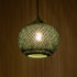 GLOBOSTAR® SOLEI 205-0015 Boho Κρεμαστό Φωτιστικό Οροφής με Ντουί 1 x E27 AC 220-240V IP20 - Πράσινο - M20 x Π20 x Υ25cm - ledmania.gr