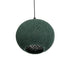 GLOBOSTAR® SOLEI 205-0015 Boho Κρεμαστό Φωτιστικό Οροφής με Ντουί 1 x E27 AC 220-240V IP20 - Πράσινο - M20 x Π20 x Υ25cm - ledmania.gr