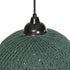 GLOBOSTAR® SOLEI 205-0015 Boho Κρεμαστό Φωτιστικό Οροφής με Ντουί 1 x E27 AC 220-240V IP20 - Πράσινο - M20 x Π20 x Υ25cm - ledmania.gr