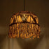 GLOBOSTAR® TONA 205-0016 Boho Κρεμαστό Φωτιστικό Οροφής με Ντουί 1 x E27 AC 220-240V IP20 - Μπεζ - M40 x Π40 x Υ38cm - ledmania.gr