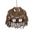 GLOBOSTAR® TONA 205-0016 Boho Κρεμαστό Φωτιστικό Οροφής με Ντουί 1 x E27 AC 220-240V IP20 - Μπεζ - M40 x Π40 x Υ38cm - ledmania.gr