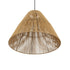 GLOBOSTAR® HUTT 205-0018 Boho Κρεμαστό Φωτιστικό Οροφής με Ντουί 1 x E27 AC 220-240V IP20 - Μπεζ - M50 x Π50 x Υ40cm - ledmania.gr