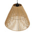 GLOBOSTAR® HUTT 205-0018 Boho Κρεμαστό Φωτιστικό Οροφής με Ντουί 1 x E27 AC 220-240V IP20 - Μπεζ - M50 x Π50 x Υ40cm - ledmania.gr