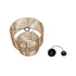 GLOBOSTAR® ROXXI 205-0019 Boho Κρεμαστό Φωτιστικό Οροφής με Ντουί 1 x E27 AC 220-240V IP20 - Μπεζ - M35 x Π35 x Υ37cm - ledmania.gr