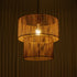GLOBOSTAR® ROXXI 205-0019 Boho Κρεμαστό Φωτιστικό Οροφής με Ντουί 1 x E27 AC 220-240V IP20 - Μπεζ - M35 x Π35 x Υ37cm - ledmania.gr