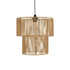 GLOBOSTAR® ROXXI 205-0019 Boho Κρεμαστό Φωτιστικό Οροφής με Ντουί 1 x E27 AC 220-240V IP20 - Μπεζ - M35 x Π35 x Υ37cm - ledmania.gr