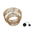 GLOBOSTAR® ROXXI 205-0020 Boho Κρεμαστό Φωτιστικό Οροφής με Ντουί 1 x E27 AC 220-240V IP20 - Μπεζ - M50 x Π50 x Υ36cm - ledmania.gr