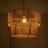 GLOBOSTAR® ROXXI 205-0020 Boho Κρεμαστό Φωτιστικό Οροφής με Ντουί 1 x E27 AC 220-240V IP20 - Μπεζ - M50 x Π50 x Υ36cm - ledmania.gr