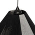 GLOBOSTAR® ANGULUS 205-0021 Boho Κρεμαστό Φωτιστικό Οροφής με Ντουί 1 x E27 AC 220-240V IP20 - Μαύρο & Γκρι - M40 x Π40 x Υ35cm - ledmania.gr