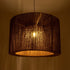 GLOBOSTAR® ZYLINDER 205-0023 Boho Κρεμαστό Φωτιστικό Οροφής με Ντουί 1 x E27 AC 220-240V IP20 - Καφέ - M80 x Π80 x Υ51cm - ledmania.gr