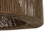 GLOBOSTAR® ZYLINDER 205-0023 Boho Κρεμαστό Φωτιστικό Οροφής με Ντουί 1 x E27 AC 220-240V IP20 - Καφέ - M80 x Π80 x Υ51cm - ledmania.gr