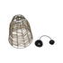 GLOBOSTAR® NETZ 205-0026 Boho Κρεμαστό Φωτιστικό Οροφής με Ντουί 1 x E27 AC 220-240V IP20 - Μπεζ - M30 x Π30 x Υ38cm - ledmania.gr