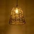 GLOBOSTAR® NETZ 205-0026 Boho Κρεμαστό Φωτιστικό Οροφής με Ντουί 1 x E27 AC 220-240V IP20 - Μπεζ - M30 x Π30 x Υ38cm - ledmania.gr