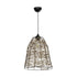 GLOBOSTAR® NETZ 205-0026 Boho Κρεμαστό Φωτιστικό Οροφής με Ντουί 1 x E27 AC 220-240V IP20 - Μπεζ - M30 x Π30 x Υ38cm - ledmania.gr