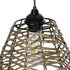 GLOBOSTAR® NETZ 205-0026 Boho Κρεμαστό Φωτιστικό Οροφής με Ντουί 1 x E27 AC 220-240V IP20 - Μπεζ - M30 x Π30 x Υ38cm - ledmania.gr