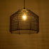 GLOBOSTAR® VORK 205-0027 Boho Κρεμαστό Φωτιστικό Οροφής με Ντουί 1 x E27 AC 220-240V IP20 - Μαύρο - M40 x Π40 x Υ36cm - ledmania.gr