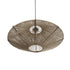 GLOBOSTAR® OVNI 205-0029 Boho Κρεμαστό Φωτιστικό Οροφής με Ντουί 1 x E27 AC 220-240V IP20 - Μπεζ - M60 x Π60 x Υ29cm - ledmania.gr