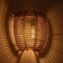 GLOBOSTAR® BOND 205-0050 Boho Φωτιστικό Τοίχου - Απλίκα με Ντουί 1 x E27 AC 220-240V IP20 - Μπεζ - M35 x Π18 x Υ32cm - ledmania.gr
