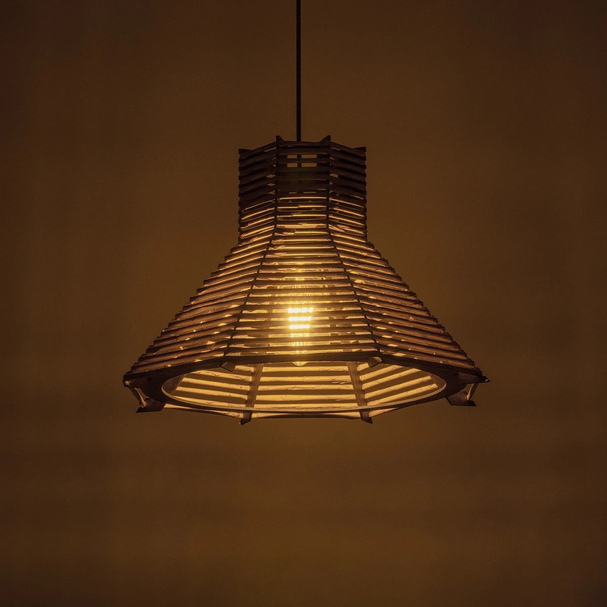 GLOBOSTAR® MEGALISTO 205-0051 Boho Κρεμαστό Φωτιστικό Οροφής με Ντουί 1 x E27 AC 220-240V IP20 - Μπεζ - M40 x Π40 x Υ26cm - ledmania.gr