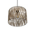 GLOBOSTAR® MARS 205-0054 Boho Κρεμαστό Φωτιστικό Οροφής με Ντουί 1 x E27 AC 220-240V IP20 - Μπεζ - M30 x Π30 x Υ24cm - ledmania.gr