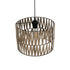 GLOBOSTAR® MARS 205-0054 Boho Κρεμαστό Φωτιστικό Οροφής με Ντουί 1 x E27 AC 220-240V IP20 - Μπεζ - M30 x Π30 x Υ24cm - ledmania.gr